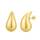 Rajputana Dupes Ohrringe Drop Earrings Chunky Gold Earrings for Women Teardrop Tropfen Ohrringe Vergoldet für Frauen Mädchen Mode Trendy lightweight Hypoallergenic Schmuck