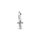 PANDORA ME Funkelndes Kreuz Mini-Charm-Anhänger aus Sterling Silber mit Cubik Zirkonia, Kompatibel ME und Moments Armbändern, 793044C01