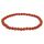 Lebensquelle Plus Mini Kugelarmband | 4mm | Hochwertiges Edelsteinarmband (Jaspis, rot)