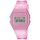 Casio Damen Digital Quarz Uhr mit Resin Armband F-91WS-4EF, Rosa