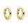 Purelei Ike Ohrringe (Gold) – Damenohrringe aus langlebigem Edelstahl – Wasserfeste Ohrringe Damen – 1,4 cm Durchmesser – Modeschmuck für deinen individuellen Look