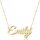 Joelle Jewelry Design Personalisierte Namenskette Gold/Rosegold Vergoldet Silber Kette mit Namen Geburtstagsgeschenk Für Frauen Mädchen Mama Freundin Schwester Oma