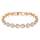 Swarovski Una Angelic Armband, Rund, Weiss, Roségold-Legierungsschicht