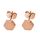 LIEBESKIND Damen-Ohrstecker Edelstahl mattiert - LJ-0057-E-07