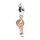 PANDORA Bicolor Schlüssel & bewegliches Herz Charm-Anhänger aus Sterling-Silber und rosévergoldete Metalllegierung, aus der PANDORA Moments Collection, 782510C00