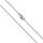 OSTAN Silberkette Damen Ohne Anhänger 925 Silber kette Panzerkette Halskette Sterlingsilber Vergoldet Breite 1,4mm Verlängerte kette Damen 55cm 60cm Wasserdichte Feine
