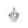 PANDORA ME Sternzeichenkreis Medaillon-Charm aus Sterling Silber mit Cubik Zirkonia, Kompatibel ME und Moments Armbändern, 793038C01