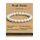 Landorilo Handmade Echte Naturstein Perlen Heilsteine Armband Damen Herren, 8MM Runde Edelsteine Yoga Armbänder, Glücksarmband, Kreative Schmuck Geschenke(Weiß Türkis)