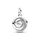 PANDORA ME Dankbarkeit Spirale Medaillon-Charm aus Sterling Silber mit Cubik Zirkonia, Kompatibel ME und Moments Armbändern,793046C01