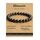 Landorilo Echte Naturstein Perlen Heilsteine Armband Damen Herren, 8MM Runde Edelsteine Yoga Armbänder, Glücksarmband, Kreative Schmuck Geschenke(Hämatit)