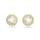 Swarovski Angelic Ohrstecker, Vergoldete Ohrringe mit Funkelndem Weißen Kristall und Klassischem Kristallpavé