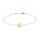 LIEBESKIND BERLIN Armband mit Zirkoniastein aus Edelstahl IP Gold LJ-0551-B-20