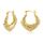 Gold Creolen Ohrring für Damen, Klein Klobige Creolen hypoallergen Sterlingsilber 925 Kleine Gehämmerte Dicke Creolen Leichte Huggie Creolen Klassische Schmuckgeschenke