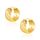Gold Ohrringe Kleine Creolen für Damen, Kleine Gehämmerte Gold Ohrringe Hypoallergene Sterling Silber Ohrringe Gold Gehämmerte Breite Ohrringe Kleine Huggie Creolen Ohrringe Leichte Creolen Frauen