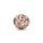 PANDORA Charm All Over Herzen 14 Karat rosévergoldete Metalllegierung Moments Collection