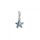 THOMAS SABO Damen-Charm-Anhänger Seestern Charm Club 925 Sterling Silber 1521-667-17