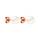 Purelei Pearl Ohrringe (Roségold) – Damenohrringe aus langlebigem Edelstahl – Wasserfeste Ohrringe Damen – 1,56 cm Durchmesser – Modeschmuck für deinen individuellen Look