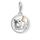 Thomas Sabo Damen Charm-Anhänger Nachteule Charm Club 925 Sterling Silber 1392-427-11