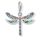 THOMAS SABO Damen Charm-Anhänger Libelle Charm Club 925 Sterling Silber 1757-964-7