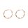 Purelei Ke Kai Ohrringe (Rosegold) – Wasserfeste Damenohrringe aus langlebigem Edelstahl – Ohrringe Damen 4,2 cm Durchmesser – Modeschmuck für deinen individuellen Look
