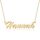 Joelle Jewelry Design Silber kette mit Namen Personalisierte Namenskette gravur Gold/Rosegold Vergoldet Schmuck Geburtstagsgeschenk Für Frauen Mädchen Mama Freundin Schwester Oma