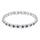Swarovski Una Angelic Armband, Rhodiniertes Damenarmband mit Blauen Kristallen und Weißem Kristallpavé, Mit Faltverschluss, Armbandlänge: 16.5-19 cm, Armbandbreite: 0.6 cm