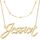 Joelle Jewelry Design Personalisierte Gestufte Namenskette mit Choker - Für Frauen & Mädchen