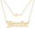 Personalisierte Silber Mehrreihige Namenskette Geschichteten Choker kette mit Namen Kreuz 18K Gold/Rosegold Vergoldet Schmuck Geburtstagsgeschenk Für Frauen Mädchen Mama Freundin Schwester Oma