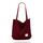KALIDI cord Tasche Damen Umhängetasche mit Reißverschluss,Groß Shopper Tasche Tote Bag Handtasche Schultertaschen für Arbeit Büro Reisen Einkaufen Schule und Alltag