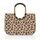 reisenthel loopshopper L frame leo macchiato – Stabile Tasche mit praktischen Fächern aus recycelten PET-Flaschen – Charmantes und wasserabweisendes Design gold