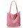KALIDI Cord Tasche Damen Umhängetasche mit Reißverschluss Wasserdicht Tote Bag mit Taschenfach Groß Shopper Tasche Handtasche Schultertaschen für Arbeit Büro Reisen Einkaufen Schule (PInk)