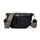 Vezluax 30x20cm umhängetasche Damen Bauchtasche Damen Groß Vegan Leder Crossbody Bag stylisch Frauen mit breitem Gurt Schwarz