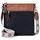 Roulens Mittel Damen Umhängetaschen, Leicht Damen Schultertasche aus Veganes Leder, Crossbody Bags für Frauen mit Verstellbar Abnehmbar Breiter Gurt