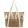 HOMESPON Strandtasche Damen mit Reißverschluss Große Wasserdicht Mesh Badetasche Familie Faltbar Beach Tote Bag Shopper