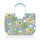 reisenthel loopshopper L Stabile Tasche mit praktischen Fächern aus recycelten PET-Flaschen Charmantes und wasserabweisendes Design, Farbe:florist lagoon
