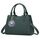 IGOLUMON Handtasche Damen Mittelgroß Tasche Leder Henkeltasche Damen-Henkeltaschen Tote Bag Handtaschen Taschen Schultertaschen Umhängetasche Schultertasche Damenhandtaschen Dunkelgrün