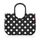 reisenthel loopshopper L frame dots white – Stabile Tasche mit praktischen Fächern aus recycelten PET-Flaschen – Charmantes und wasserabweisendes Design