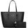 Jocose Moose Damen Handtasche Schultertasche, Vintage Leder Tasche Shopper Groß für BüRo Schule Einkauf, Geschenk mit Einer Damen Geldbörse