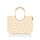 reisenthel loopshopper L leo vanilla – Stabile Tasche mit praktischen Fächern aus recycelten PET-Flaschen – Charmantes und wasserabweisendes Design