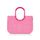 reisenthel loopshopper L frame twist pink – Stabile Tasche mit praktischen Fächern aus recycelten PET-Flaschen – Charmantes und wasserabweisendes Design