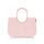 reisenthel loopshopper L frame twist blush – Stabile Tasche mit praktischen Fächern aus recycelten PET-Flaschen – Charmantes und wasserabweisendes Design