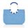 reisenthel loopshopper L Stabile Tasche mit praktischen Fächern aus recycelten PET-Flaschen Charmantes und wasserabweisendes Design, Farbe:twist azure
