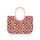 reisenthel loopshopper L smiley leo blush – Stabile Tasche mit praktischen Fächern aus recycelten PET-Flaschen – Charmantes und wasserabweisendes Design