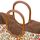 reisenthel loopshopper L Stabile Tasche mit praktischen Fächern aus recycelten PET-Flaschen Charmantes und wasserabweisendes Design, Farbe:safari sand