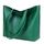 MEEGIRL Damen Henkeltaschen, Einfache Handtaschen PU Leder Tote Shopper Bag für Arbeit, Schule, Einkauf mit Reißverschluss und Innentasche (Dark Green)