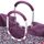 reisenthel loopshopper L Stabile Tasche mit praktischen Fächern aus recycelten PET-Flaschen Charmantes und wasserabweisendes Design, Farbe:viola mauve