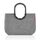 reisenthel loopshopper L twist silver - Stabile Shoppingtasche oder Handtasche mit praktischen Fächern aus recycelten PET-Flaschen