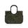 reisenthel loopshopper L teddy leo olive – Stabile Tasche mit praktischen Fächern aus recycelten PET-Flaschen – Charmantes und wasserabweisendes Design