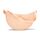 LARKSON Crossbody Bag Damen & Herren Pfirsich - Solveig Medium - Umhängetasche im Halbmond Style - Halbrunde Schultertasche - Moon Bag Design - Wasserabweisend