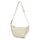 GoPaw Damen Halbmond Crossbody Schultertasche, Hobo Halfmoon Bag, Nylon Crossbody Bag Damen Halbmond Schultertasche mit verstellbarer Schultergurt, Einfarbige(Beige)